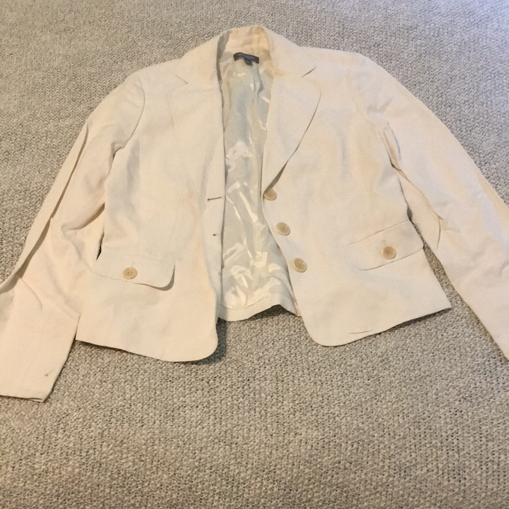 Ann Taylor Cream Blazer